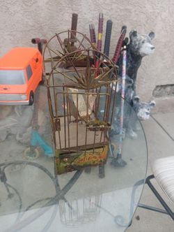 Bird In Cage Musical Box