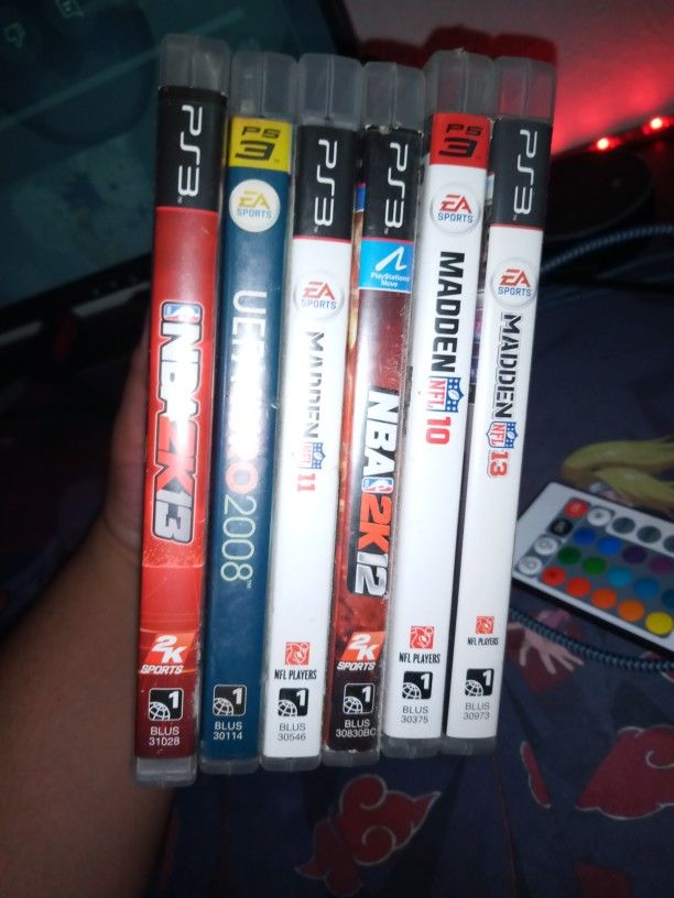 Sports Games PS3 (Stack)