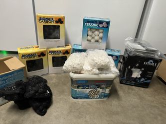 Aquarium Filter Materials And Vacuum System