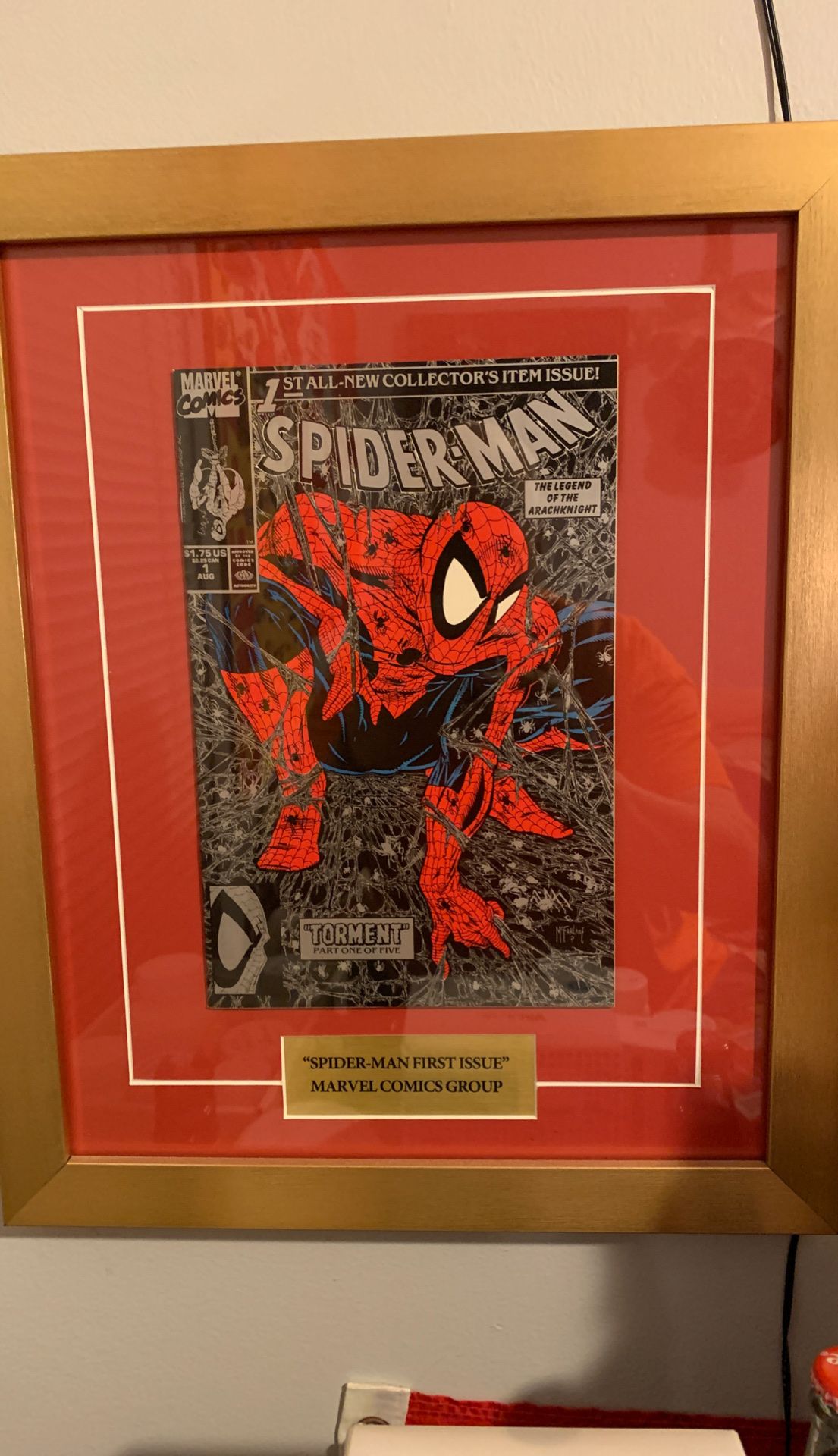 Custom frame Mint Condition Spider-Man collectibles