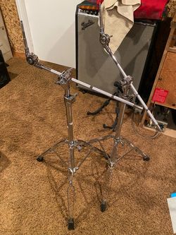 2-PDP/DW Boom Cymbal Stands