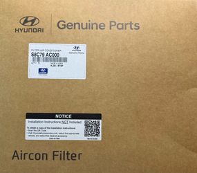 2025 Hyundai Palisade Cabin Air Filter S8C79-AC000