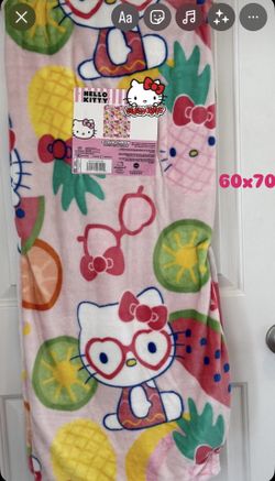 Brand New Hello Kitty Summer Blanket 