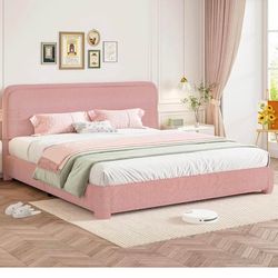 KING PINK BED FRAME