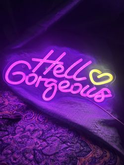 HelloGorgeous Neon Sign