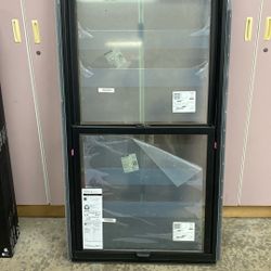 New Marvin Casement Window In Black 29.5 X 55.5