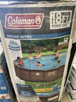 Deluxe Coleman 18ft Pool