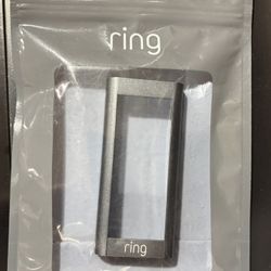 Ring Video Doorbell Wired Interchangeable Faceplate (Blue Metal) — NEW