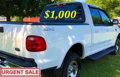 🟢💲1,OOO I am selling my clean title 2OO2 Ford F-150 XLT runs great no issues 🟢