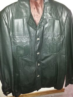 Men's leather jacket