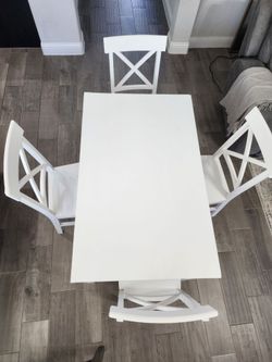 Dining Table With 4 Chairs