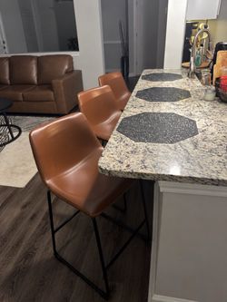 Carmel Leather 3-Seat Sofa