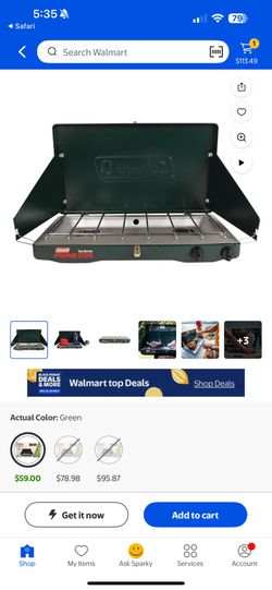 Coleman 20,000 BTU 2-Burner Propane Stove