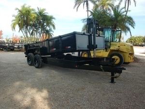 Taylor 7 x 16 Low Side Dump Trailer 14k