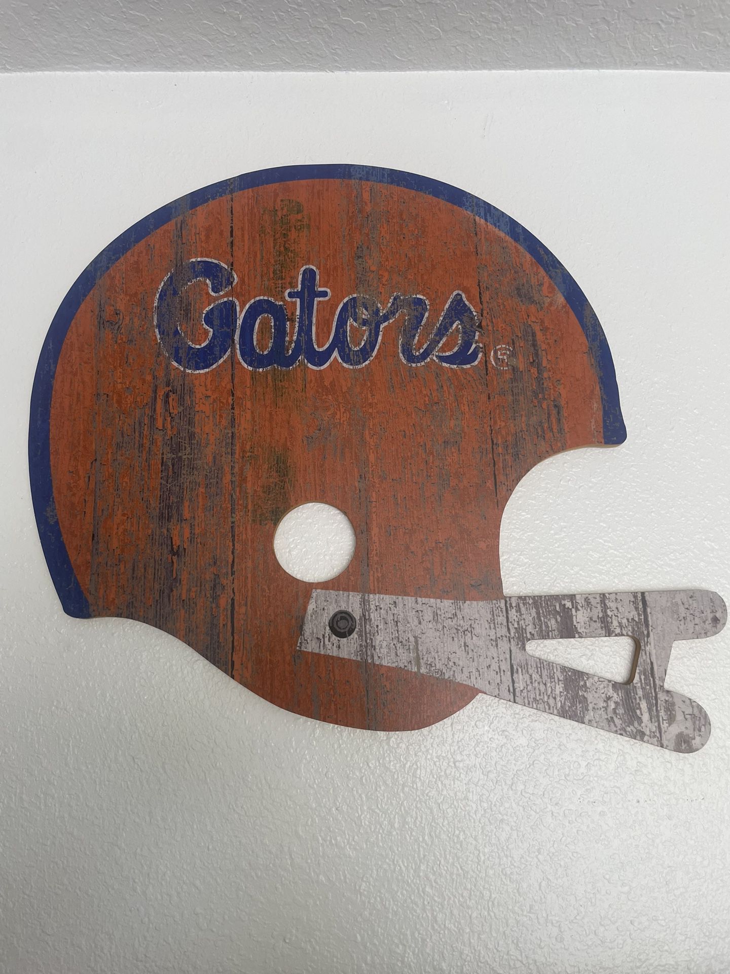 Florida Gators Helmet Sign 