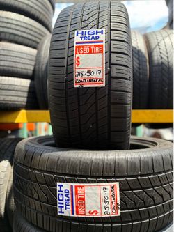 Set Continental used tires 215/50/17