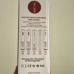 Electric & Rechargeable Wine Opener