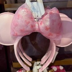 Disneyland Resort Pastel Pink Minnie Ear Headband