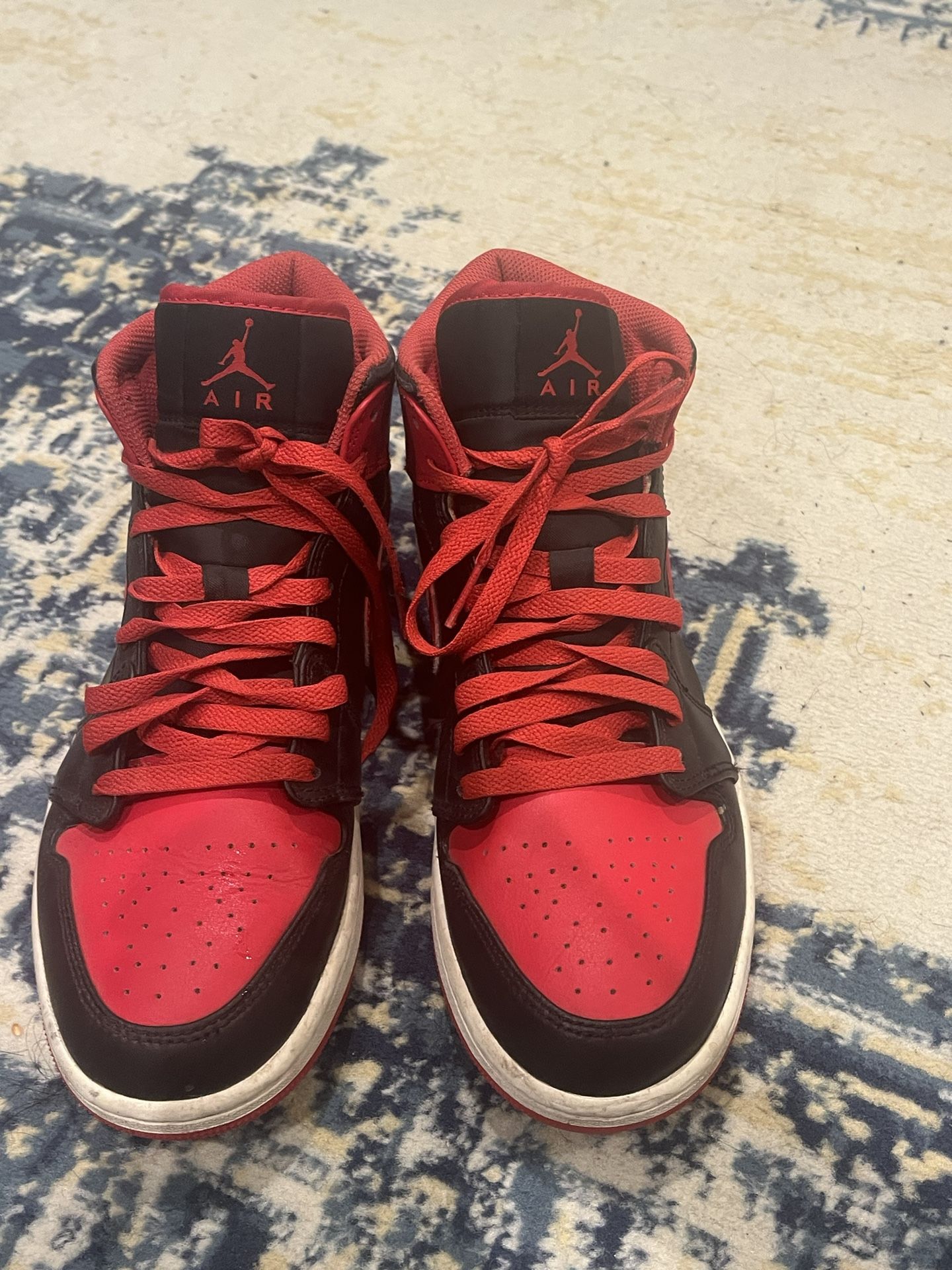Shoes ,Jordan Size 9 Red And Black