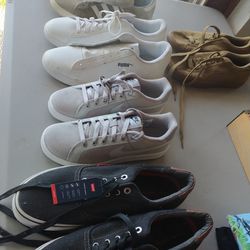 $149 OBO For (7) Pairs Of Shoes Levi's Nike Puma Yeezy Adidas