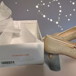 Gold Sparkle Heels