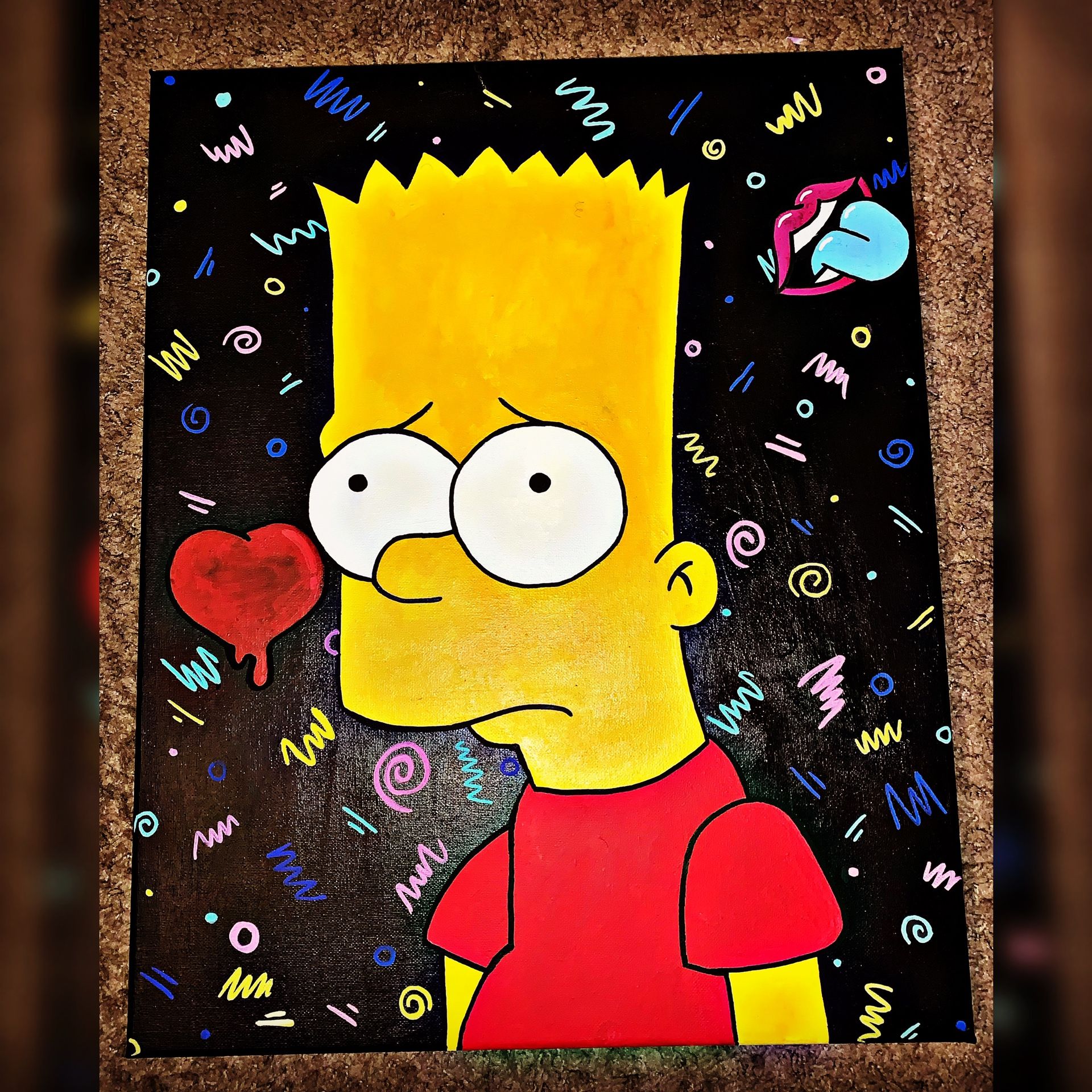 Bart Simpson Painting