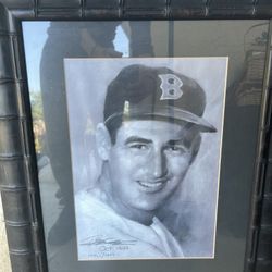 Ted Williams 1999 Framed Picture