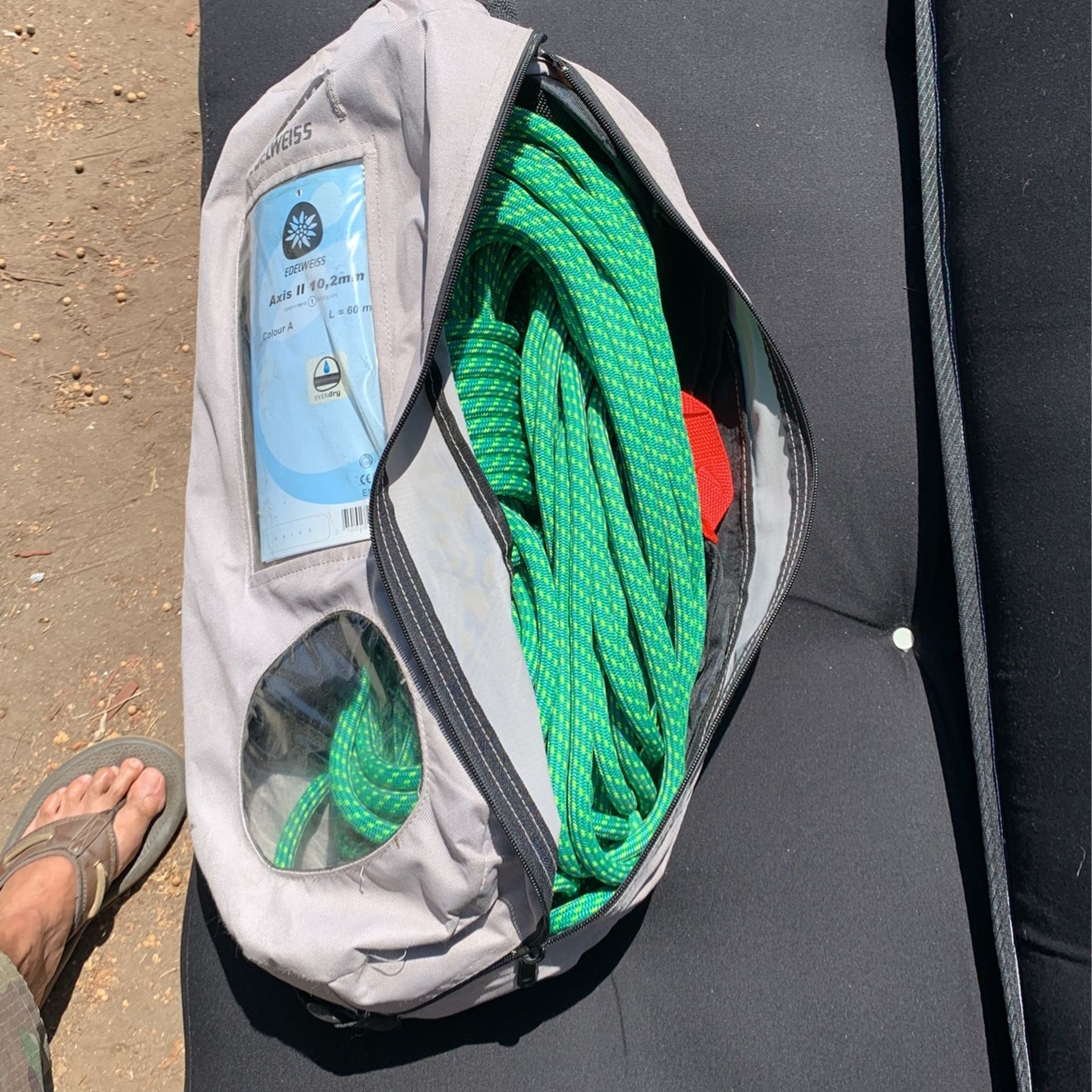 Edelweiss 10.2 mm Rope  60 Meters Long.