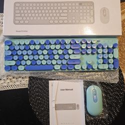 Keyboard and mouse typewriter style brand new never used