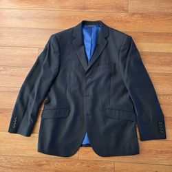 Men's Billy London UK Pin Striped Suit Jacket Blazer Size 40S