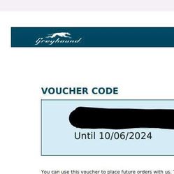 Greyhound Voucher Code