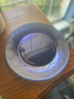 Royal blue plate