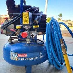 Pancake Air Compressor + Extension Hose