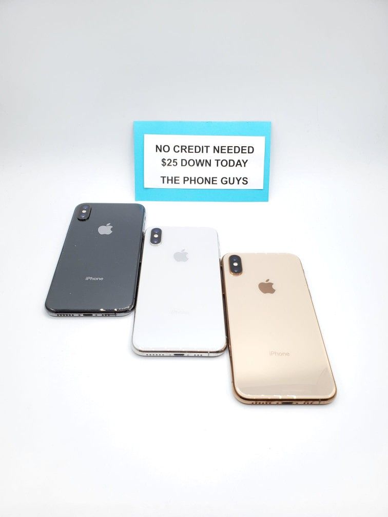 Apple iPhone XS - $25 Down To Take Home Today Pay The Rest Later