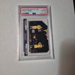 LeBRON JAMES & LUKA DONCIC 2024 PANINI PSA 10