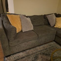 Gray Pull-out Couch