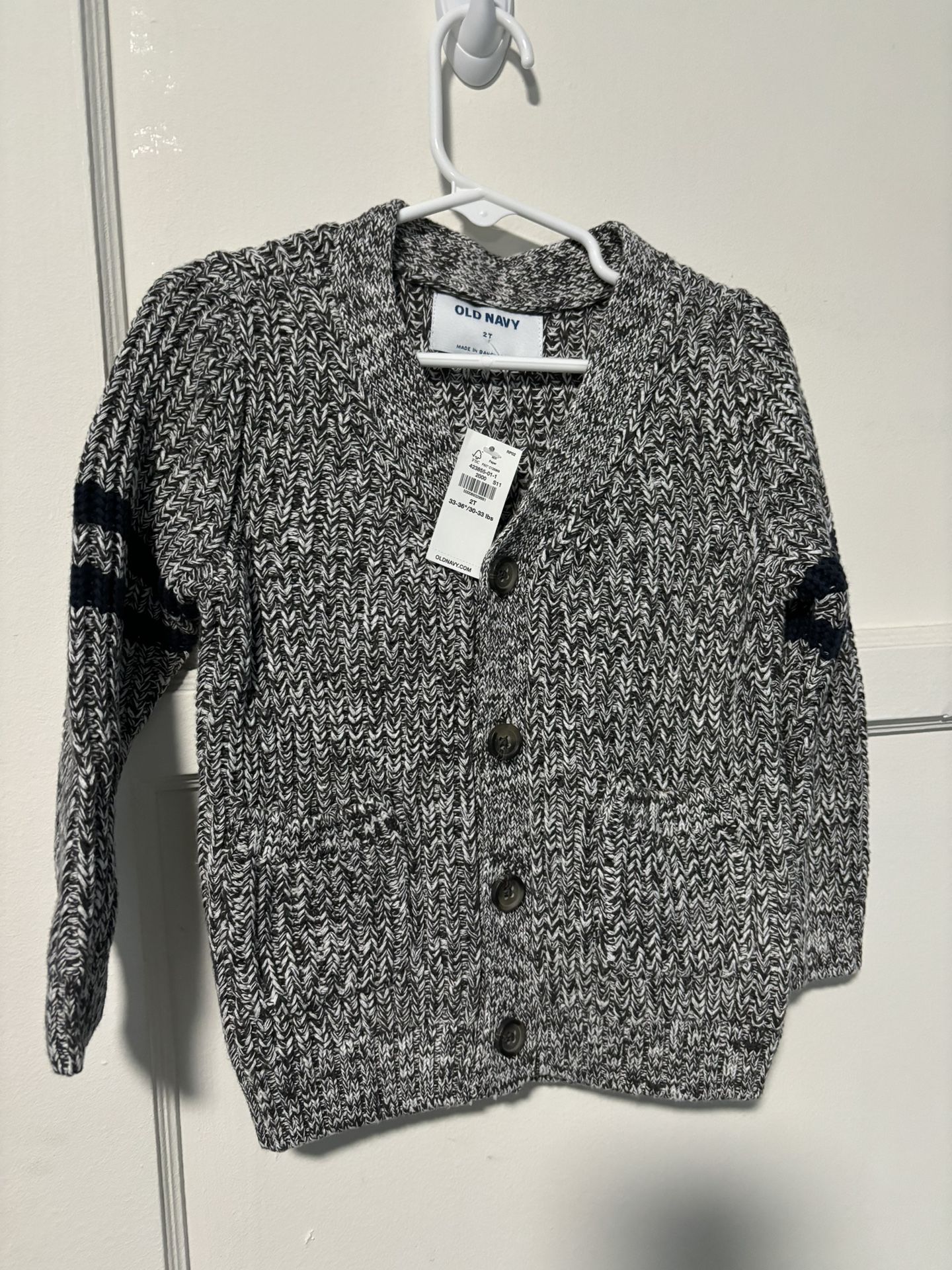 Toddler boy cardigan 2T