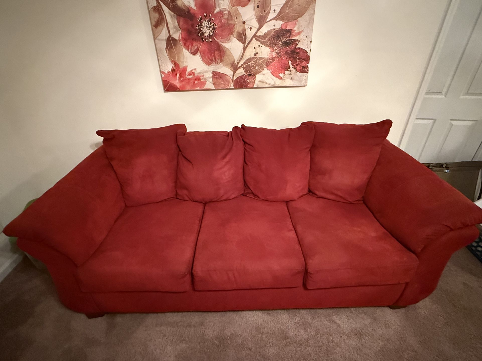 Micro Suede Couch