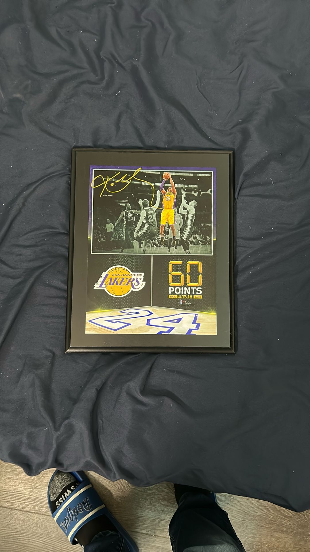 Kobe Final Game Memorabilia