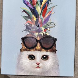 Cat Canvas Picture Wall Art 