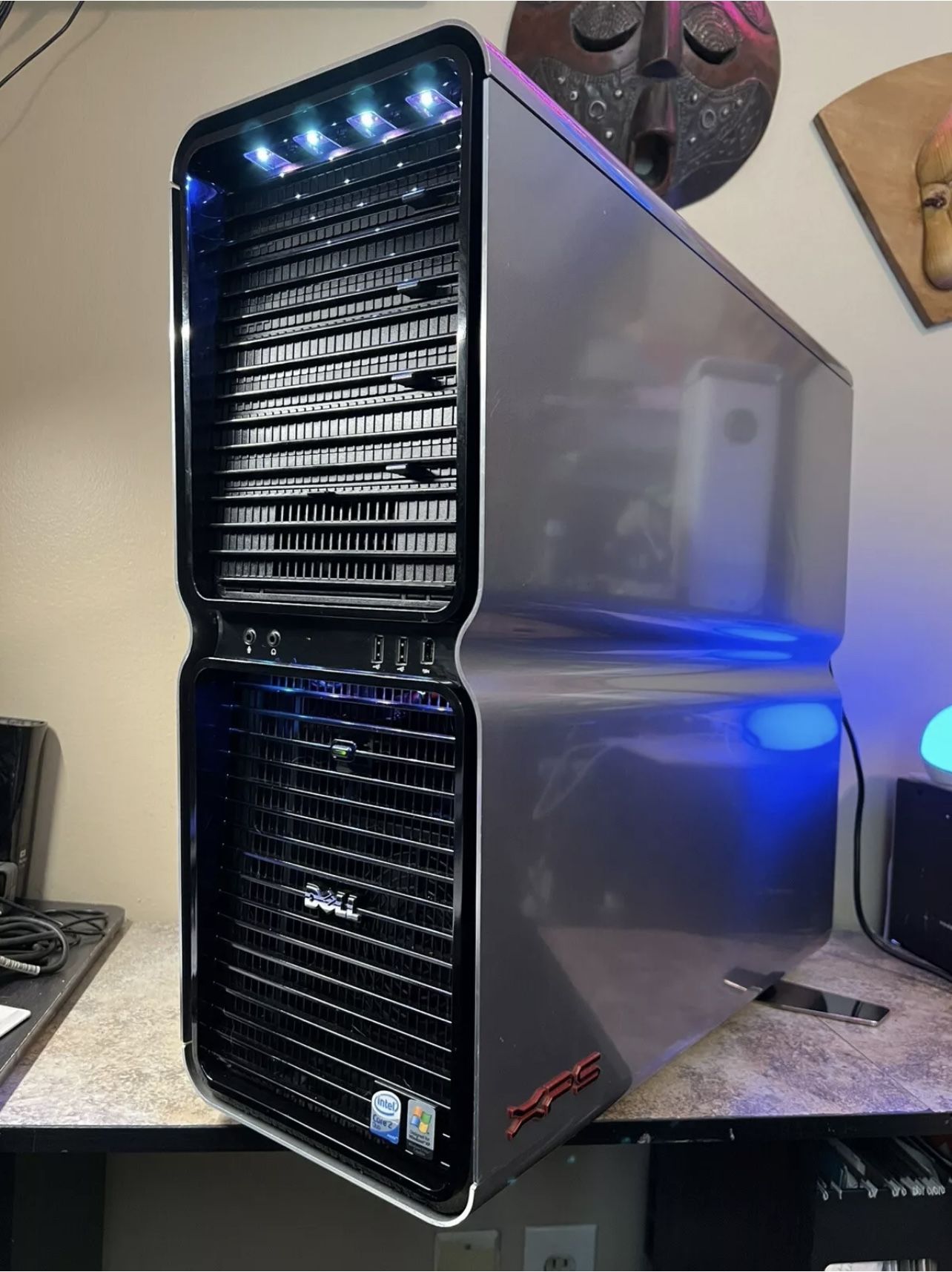 Rare Dell XPS 700 JET Vintage gaming PC RAM 4 Gb HDD 500 Gb Windows 10 Pro