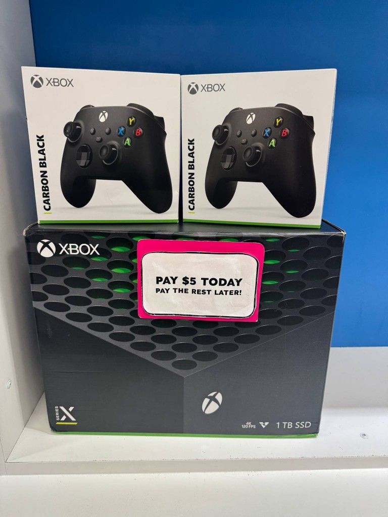 ✨ Get Microsoft Xbox Series X Gaming Console 1TB For $5 DOWN At The Phone Guys 