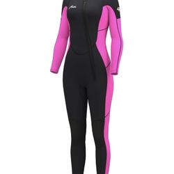 Hevto Women Wetsuit 3/2mm Neoprene Wet Suit Keep Warm in Cold Water for Surfing Swimming Diving