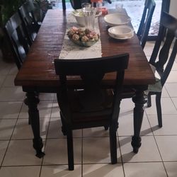 6 chair dining room table