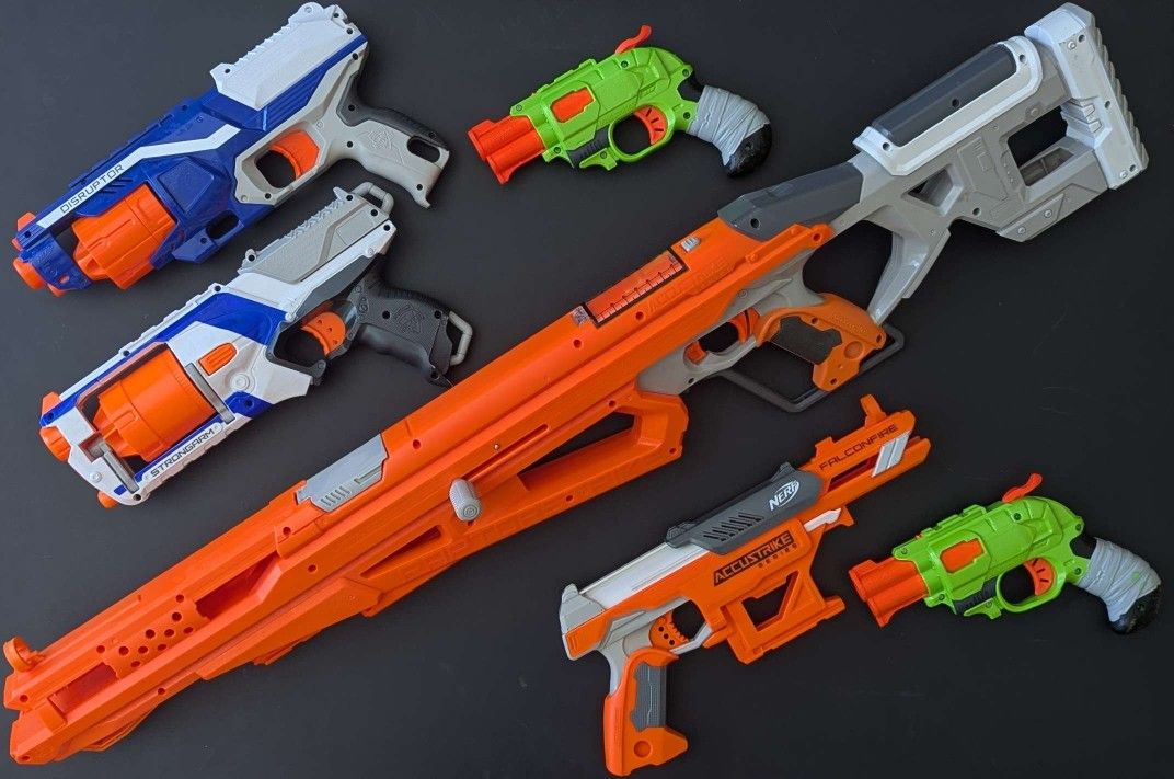 Nerf Guns & Gear Battle Bundle — Tons of Ammo, Vests, Magazines