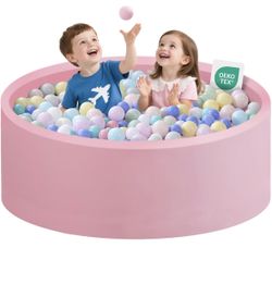 NEW Zedachica Ball Pit for Toddlers 47.24''x15.75'' Baby Kids Ball Pit Soft Foam