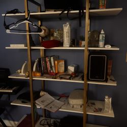 White and Gold Stand 