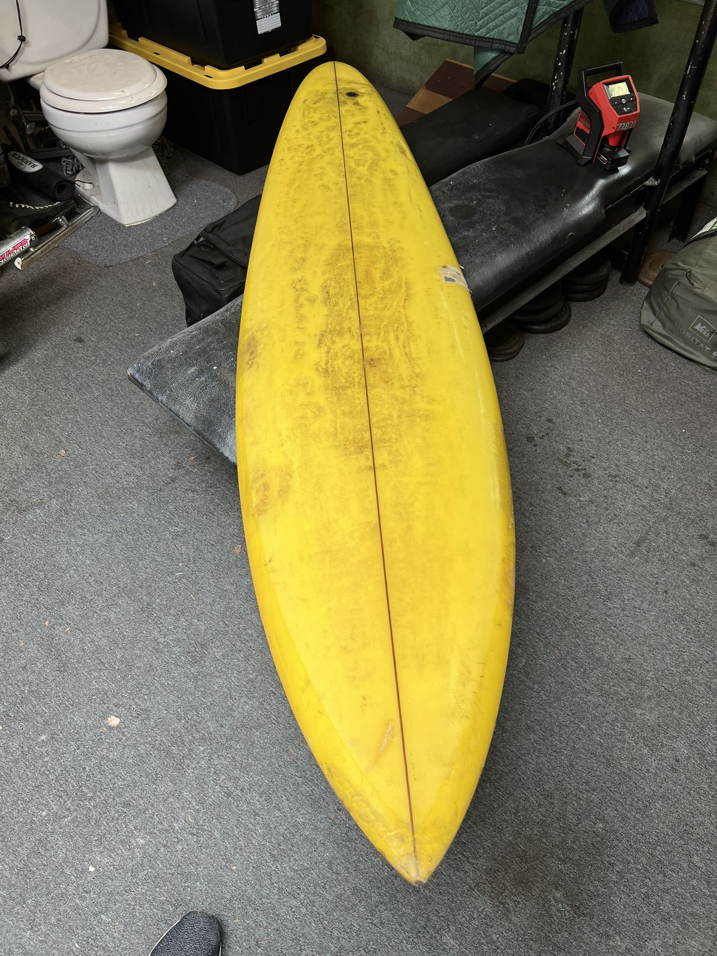 Vintage Surfboardglassed In Fin(7’4”) for Sale in Lakewood, CA OfferUp