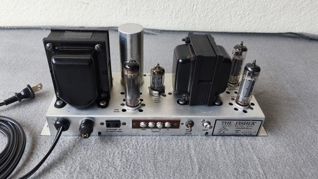 Fisher 30A Monoblock Vacuum Tube EL84 amplifier