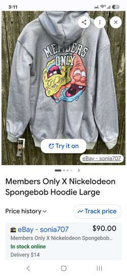 Members Only x Nickelodeon SpongeBob Hoodie